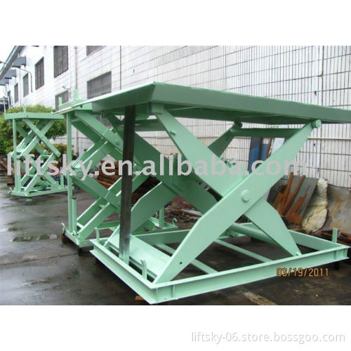 SJG2.0-1.35 Stationary scissor lift for 2000kgs